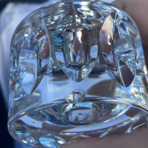 Set of 2 : Orrefors Crystal Candle Holders - Picture 5 of 6